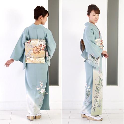 正絹京友禅訪問着19点フルコーディネートレンタルセット レンタル