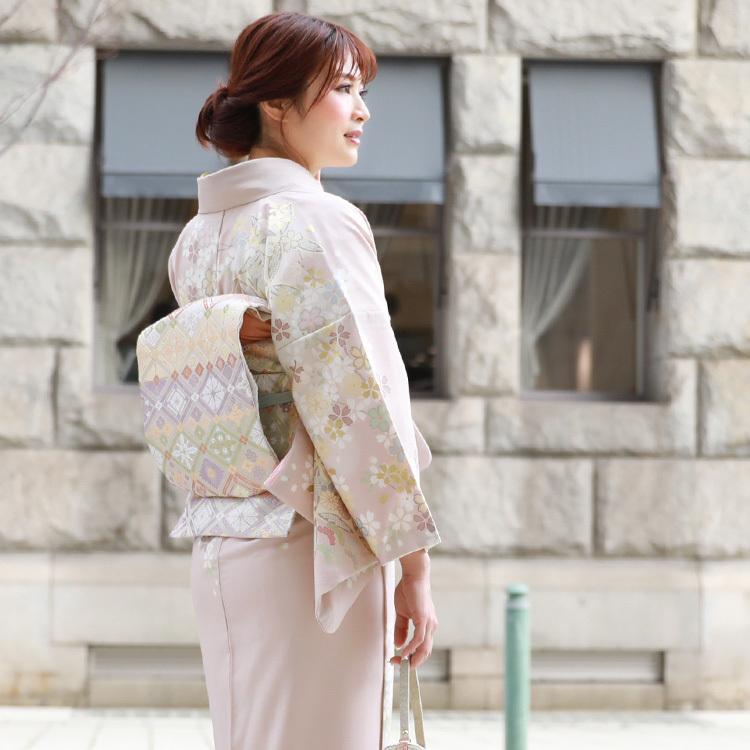 訪問着フルセット　桜　入学式　七五三　結婚式　訪問着セット 楽天市場】レンタル 訪問着 レンタル 19点フルコーディネートレンタル
