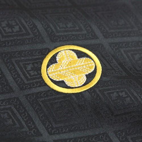 〔7泊8日レンタル〕 卒業式 袴 レンタル 小学生 小学校 男 男の子 卒業式紋付羽織袴セット 紋付袴 袴セット フルセットレンタル 「黒地に菱文」