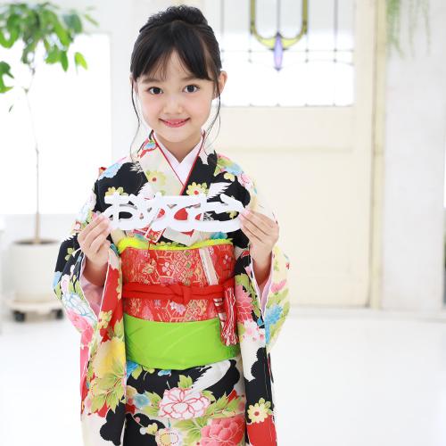 七五三 着物 7歳 レンタルフルセット 四つ身着物23点セットレンタル