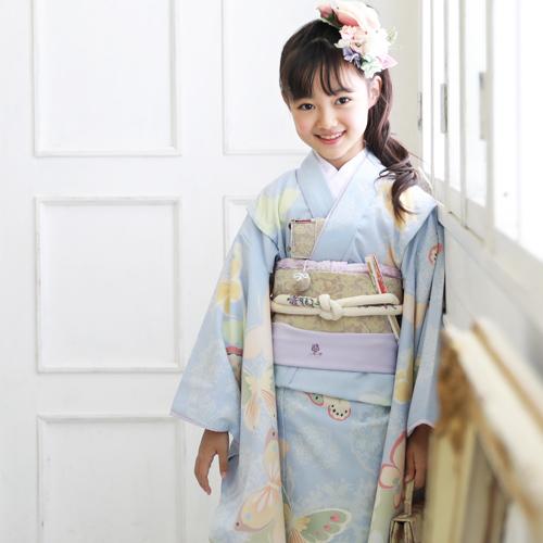 七五三 7歳 着物 レンタル 女の子 四つ身着物23点セットレンタル