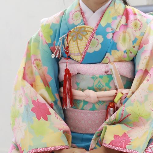 七五三 7歳 着物 レンタル 女の子 四つ身着物23点セットレンタル