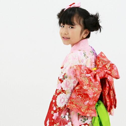 七五三 着物 7歳 レンタルフルセット 四つ身着物23点セットレンタル
