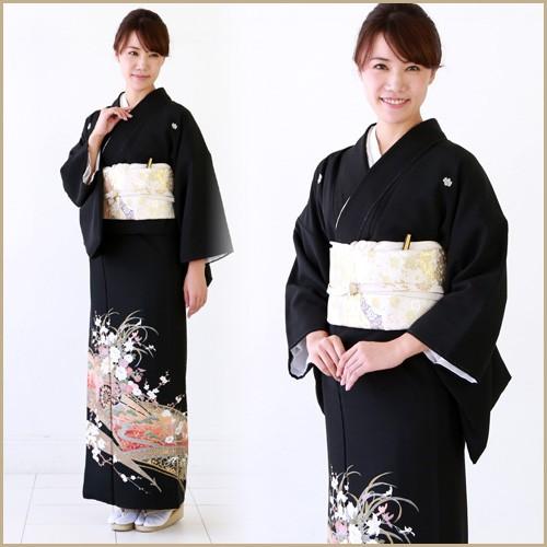 留袖 レンタル 正絹黒留袖１９点フルコーディネートレンタルセット 正絹黒留袖 朱ぼかしに牡丹花車と松竹梅 Re T 0110 なでしこレンタル 通販 Yahoo ショッピング