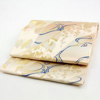 ロイヤルコレクション〜 西陣織 本袋帯 流水蔦 北出与三郎謹製