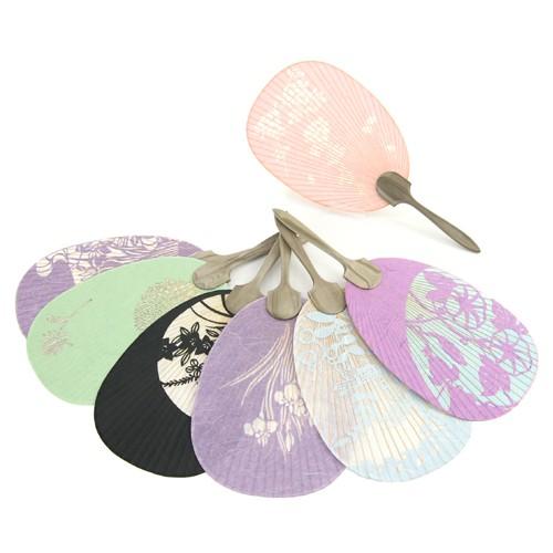 日本製紙使用 切り絵うちわ 選べる14柄 細身 浴衣 団扇 夏 小物 白 緑 青 水色 黒 紫 ピンク 赤 おしゃれ 40 17 Uchiwa 2 なでしこ 通販 Yahoo ショッピング