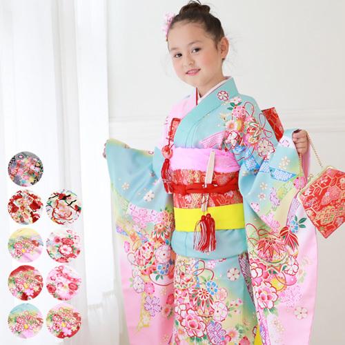 七五三 着物 7歳 フルセット 販売 選べる9柄 七歳用七五三四つ身 七五三 着物 7歳 フルセット 販売 選べる9柄 七歳用七五三四つ身