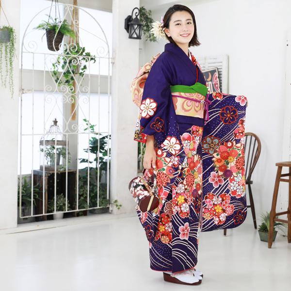 成人式 華麗 振袖フルセット 濃紫地 振袖 ・ 成人式 | 振袖（2月～12