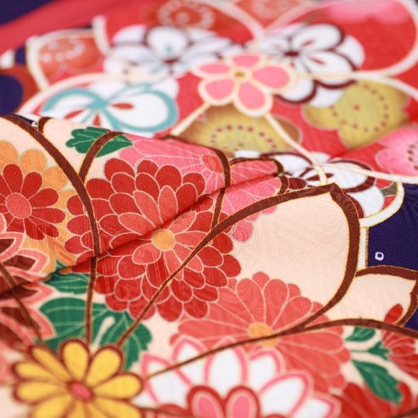 絵羽柄 振袖6点セット 販売 購入「紫地に流水と菊・梅」振袖 セット
