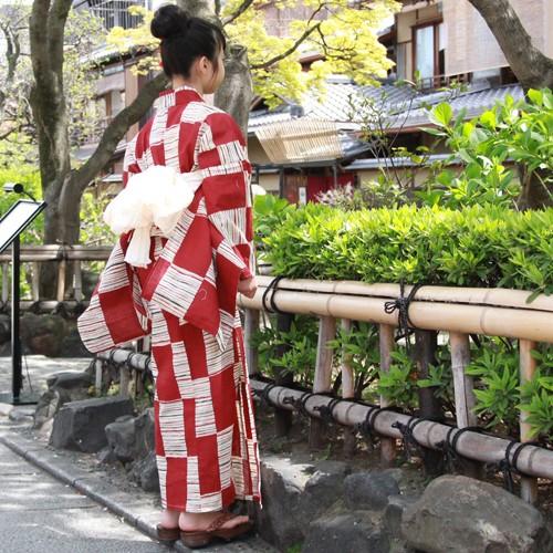 浴衣 セット ジュニア レディース 綿麻浴衣3点セット 「生成り 浴衣 セット ジュニア レディース 綿麻浴衣3点セット 「生成り
