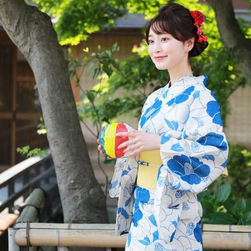浴衣 レディース セット レトロ 高級変わり織り綿麻浴衣3点 浴衣 レディース セット レトロ 高級変わり織り綿麻浴衣3点