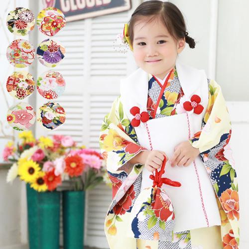 七五三 着物 3歳 購入 レトロ 女の子 フルセット当店オリジナル選べる9柄 被布フルセット 753 Kimono Set1 なでしこ 通販 Yahoo ショッピング