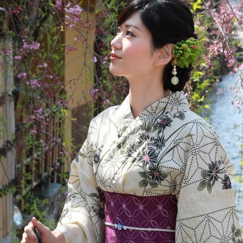 浴衣 レディース セット レトロ 高級変わり織り綿麻浴衣3点 浴衣 レディース セット レトロ 高級変わり織り綿麻浴衣3点