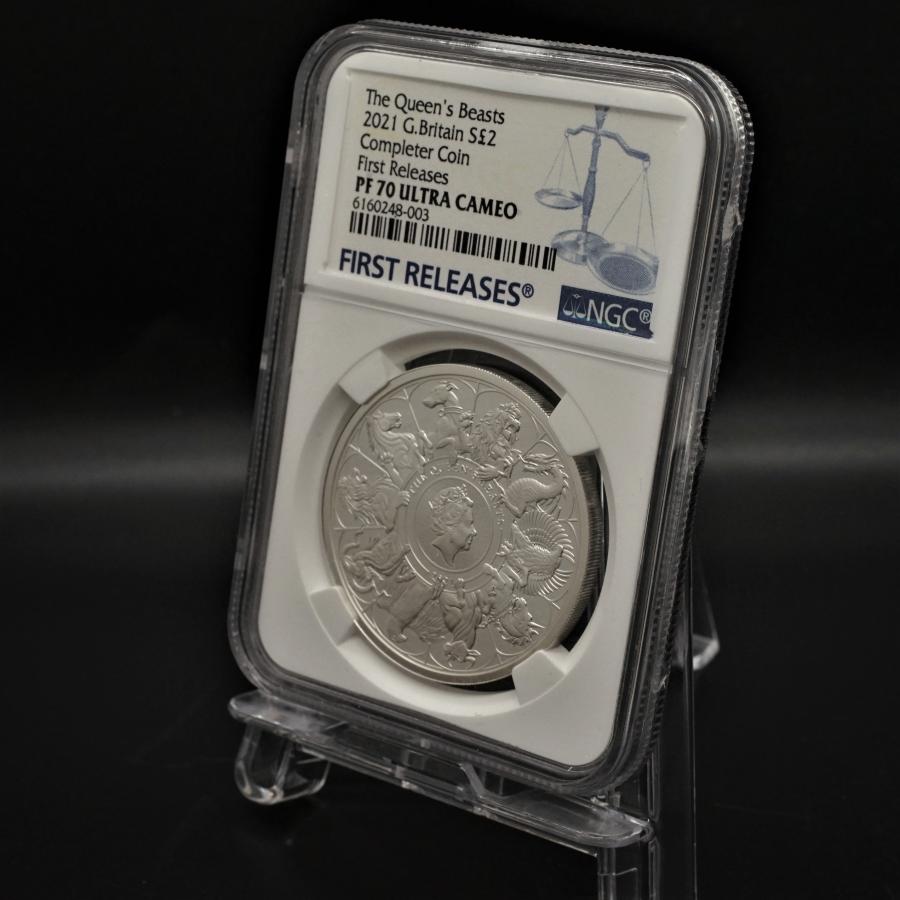 37 2021年 Queens Beasts Completer 1 oz PF70 FR イギリス 銀貨 37 2021年 Queens Beasts Completer 1 oz PF70 FR イギリス 銀貨