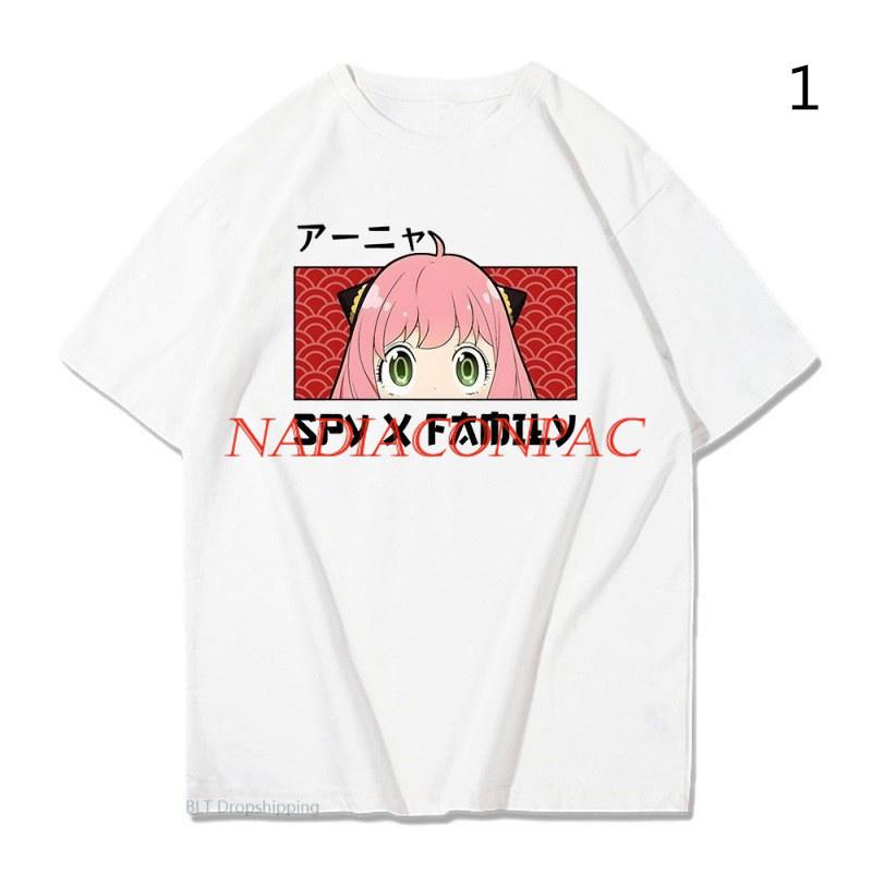 Spy Family スパイファミリー Tシャツ 半袖 ロイド アーニャ ヨル キャラクター コスプレ 衣装 Cos 服 プレゼント ギフト 周辺 可愛い アニメ Yubayu Com