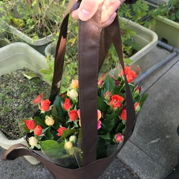 花袋 切り花 花束用 縦横取っ手の花袋 不織布袋 S 茶色 40cm 16cm 50cm 1枚 一色本店 101 611 Tateyoko Hana01 ナジャ工房 通販 Yahoo ショッピング