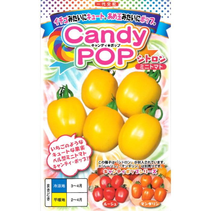 SALENEW大人気! ミニトマト 種子 CandyPop シトロン 7粒 とまと wantannas.go.id