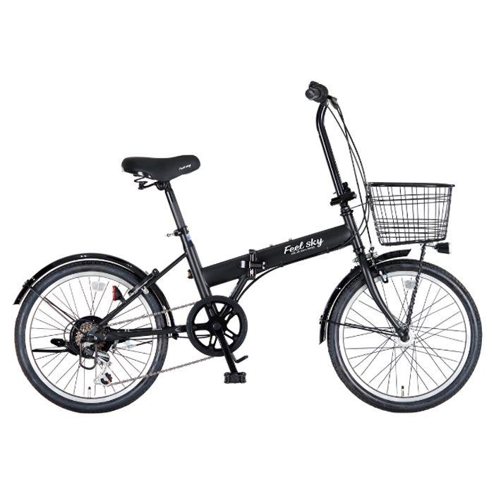ナフコ FEEL SKY 折り畳みATB自転車 26インチ 18段階ギア 中古 Feel sky ATBフロントサス付 26 6段 マットグリーンの通販｜シティ