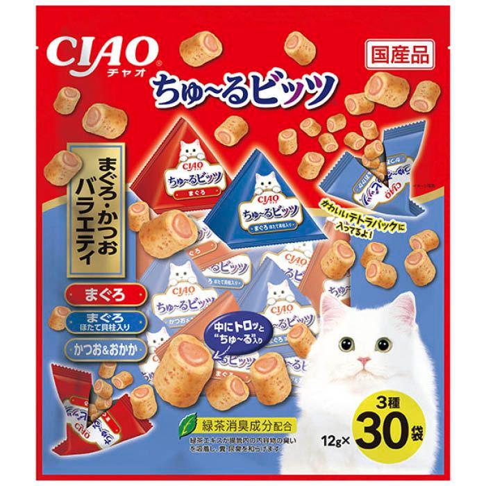 いなば CIAOちゅーるビッツ まぐろ・かつおバラエティ 12g×30袋