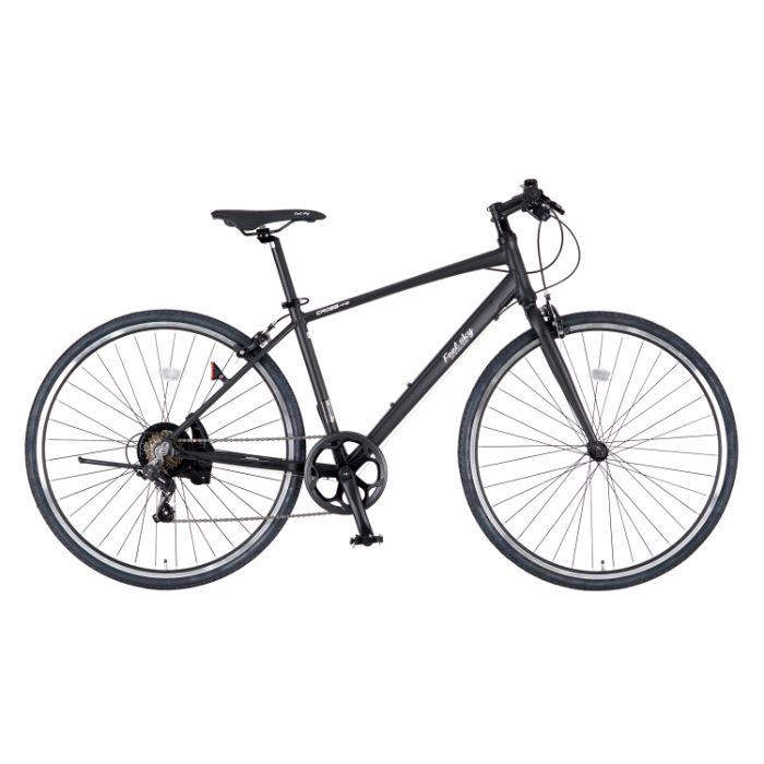 クロスバイク マットブラック PayPay払いOK! Feel sky アルミクロス