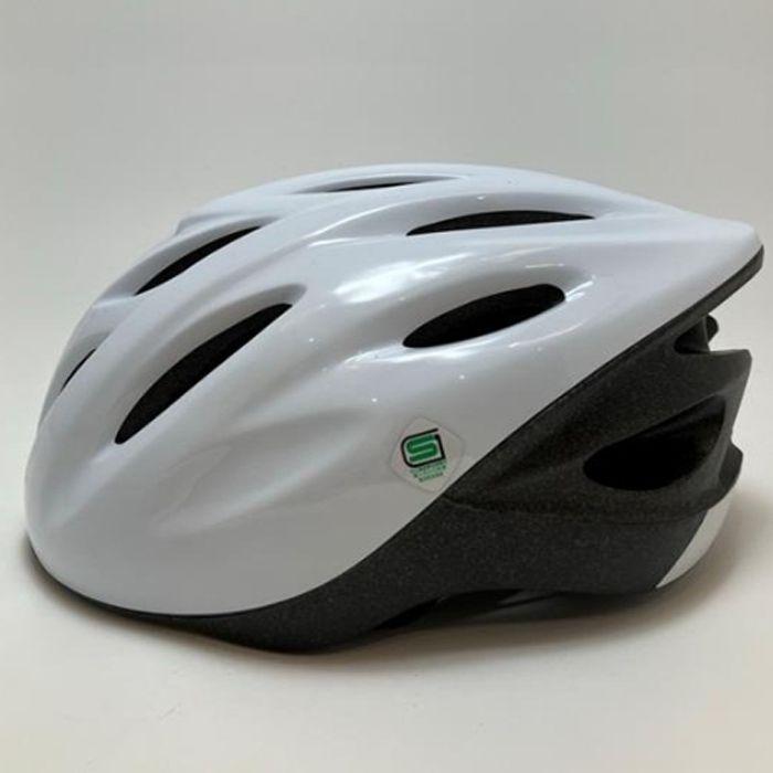 自転車用スポーツヘルメットSG 58-62cm ホワイト : ナフコオンライン
