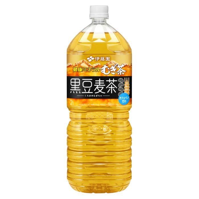 伊藤園（ITO EN） 健康ミネラルむぎ茶 黒豆麦茶 2L×6本 ケース 