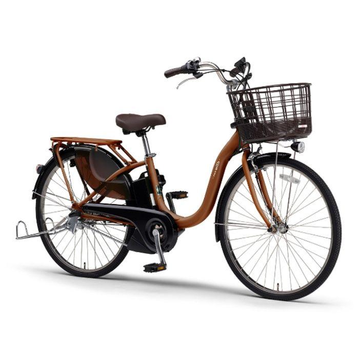 (No 0402) YAMAHA PAS Natura 26インチ ブラウン 整備済完成車お届け※ YAMAHA(ヤマハ)PAS With(パス ウィズ) マット 自転車本体