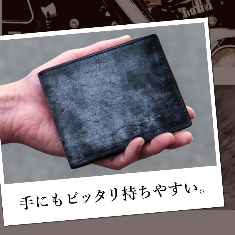 メンズ 財布 折りたたみ 名入れ ウォレット 本革 レザー 小物 おしゃれ 誕生日 バレンタイン イタリア産ブライドルレザー二つ折り財布 Bl 2oriw 名入れギフトのおもしろ名札工房 通販 Yahoo ショッピング