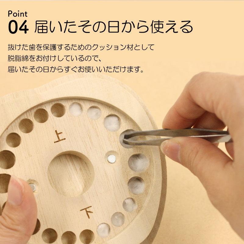 翌営業日出荷 乳歯ケース 名入れ 桐 桐箱 日本製 おすすめ おしゃれ かわいい 名前入り 出産祝い 女の子 男の子 人気 乳歯入れ 乳歯 ケース ティース君 | おもしろ名札工房 | 09