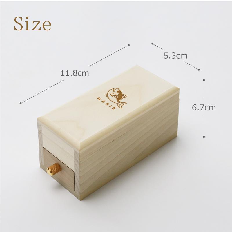 鰹節削り機器木製引き出し式調理器具 約24cm x 10cmX11㎝ 鰹節削り器