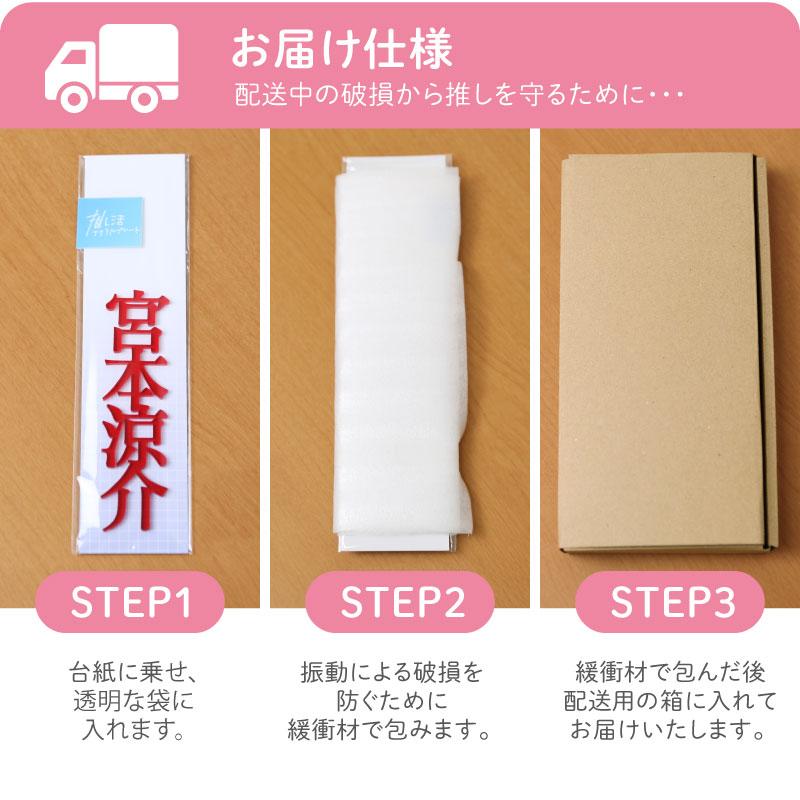 推し活 グッズ アクリル 名前 ネームプレート 映え 誕生日 小物 名札