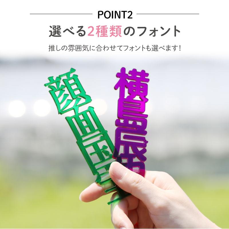 推し活 グッズ アクリル 名前 ネームプレート 映え 誕生日 小物 名札