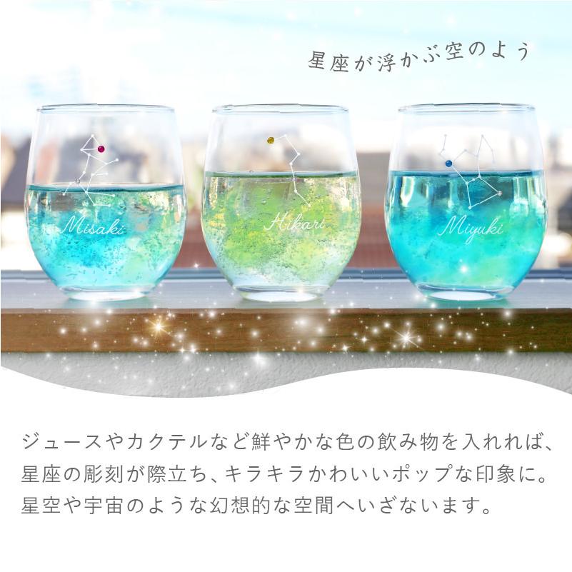 グラス コップ 木本硝子 ガラス おしゃれ 食器 デコレーション 星 星座