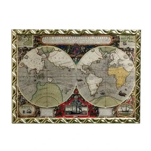 イタリア製 アートフレーム 地図 大航海 海図 キャベンディッシュ