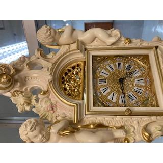 イタリア輸入 アンティーク調 ロココ調 天使とピンクローズ薔薇 イタリア輸入 アンティーク調 ロココ調 天使とピンクローズ薔薇
