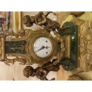 イタリア輸入 アンティーク調 ロココ調 ブロンズ色 天使のキャンドル 