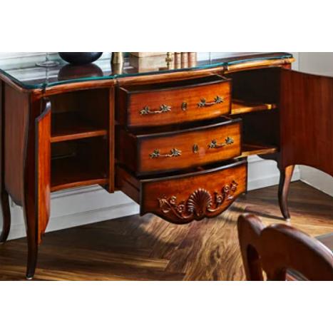 特価！アンティーク調 マホガニー材 ブラウンウッド サイドボード