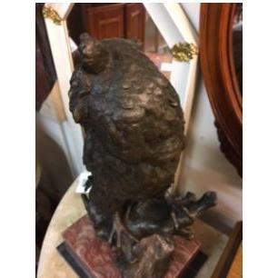 アンティーク調フクロウのブロンズ像ふくろうのブロンズ像フクロウの置物ふくろうの置物_2