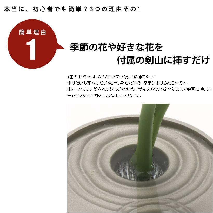 【銀雅堂】雫影 HISAGO（しずかひさご）生け花 華道 初心者 ギフト 日本製 ナガエ_3