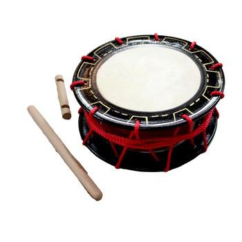 エイサー用締め太鼓 赤牛皮 直径30cm×高さ11cm バチ1本・くさび1 エイサー用締め太鼓 赤牛皮 直径30cm×高さ11cm バチ1本・くさび1
