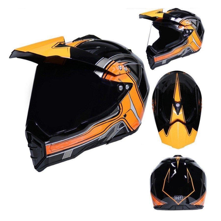 オフロードヘルメット オートバイクヘルメット オンロード ヘルメット バイク用品 色選択可|nagai-y421|04