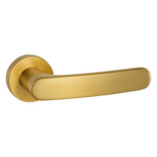 レバーハンドル サテンゴールド 空錠（鍵無し） LVS-33-1M-SG ＋ BI-TS