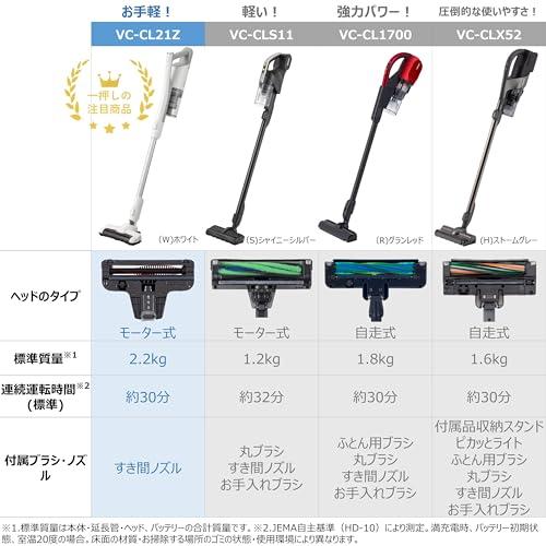TOSHIBA(東芝) 掃除機 コードレス スティック掃除機 一人暮らし 軽量