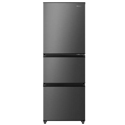 ハイセンス 冷蔵庫 幅55.4cm 283L スペースグレー HR-D28ES 3ドア 右開き セレクトチルド室 野菜室 自動霜取り 静音設計2