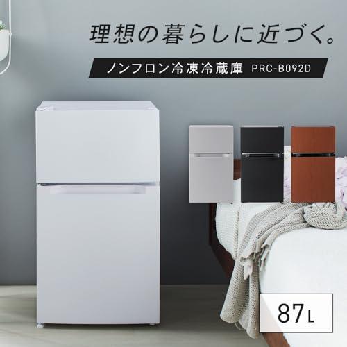 アイリスプラザ 冷蔵庫 87L ウッド 幅47cm PRC-B092D-M 直冷 Amazon | アイリスプラザ 冷蔵庫 87L 幅47.5cm 冷蔵室61L 冷凍室