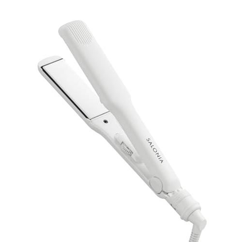 SALONIA サロニア SL-008SW 19mm ホワイト ヘアアイロン SALONIA サロニア ストレートアイロン ヘアアイロン 35mm 耐熱ポーチ付