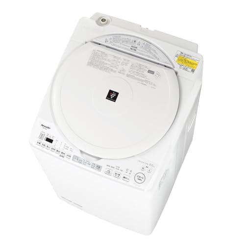 シャープ タテ型 洗濯乾燥機 洗濯8kg 乾燥4.5kg 幅55.5cm ダイヤカット