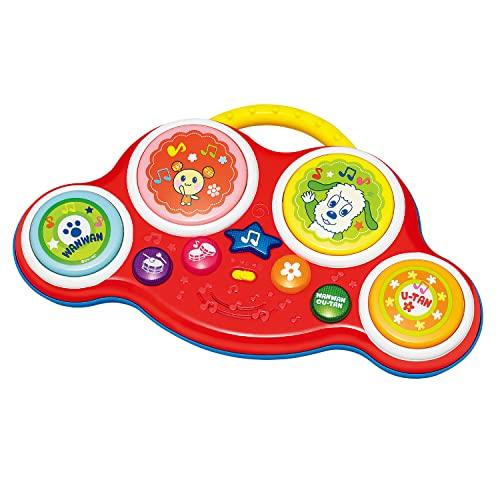 トイローヤル ワンワンとうーたんのリズムでタッチ ( 知育玩具 / 感性を育てる ) 赤ちゃん 子供 おもちゃ ( 楽器 / 音が鳴る ) 持ち | 