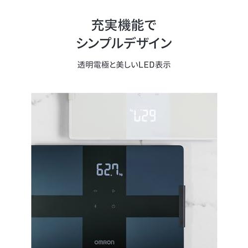オムロン 体重 体組成計 カラダスキャン ブラック KRD-503T-BK スマホ