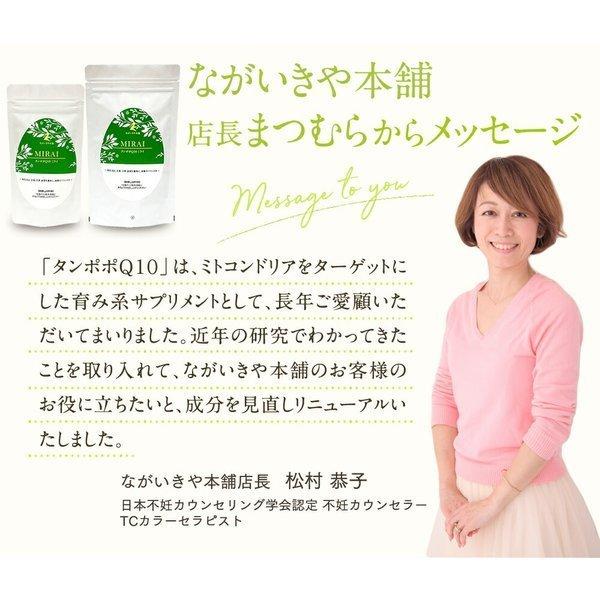 妊活 不妊 ミライ 1ヶ月分 60粒 ミトコンドリア コエンザイムq10 亜鉛 ビタミンD dhea サプリ 山芋｜nagaikiya-honpo｜19